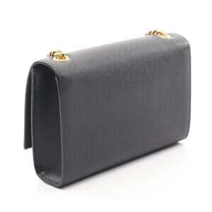 Saint Laurent Paris Kate Shoulder Bag Leather Black